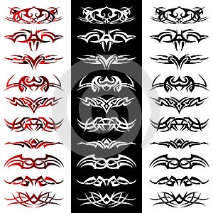 Tribal Tattoo Pack, Vector