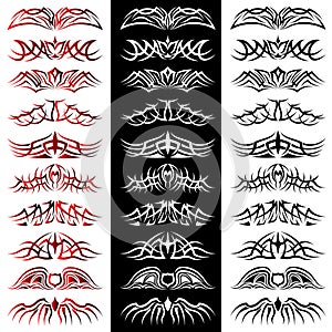 Tribal Tattoo Pack, Vector