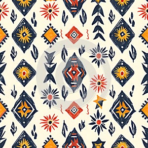 tribe seamless pattern for fashionable modern wallpapers