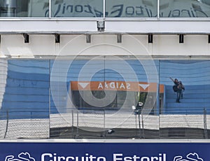 At the tribunes of Circuito Estoril