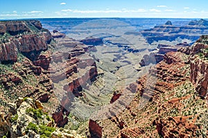 A Tributary Stream Cuts a Deep Grove in the Sandstone On Its Way to the Colorado River in the Grand Canyon of Arizona