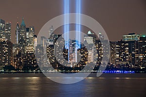 Tribute In Light World Trade Center WTC NYC New York City