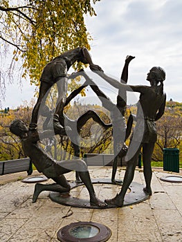 Tribute to Youth - a group sculpture, Saskatoon