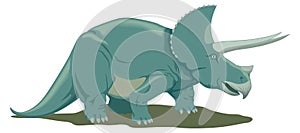 triceratops dinosaur ancient vector illustration transparent background