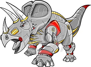 Triceratops Dinosaur Vector