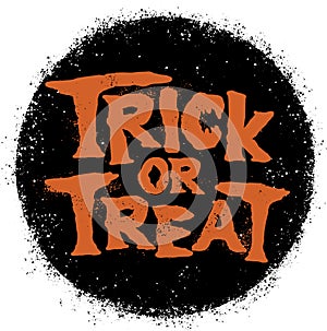 Trick or Treat Halloween Holiday Celebration Text Banner