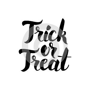 Trick or Treat Handwritten Card