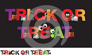 Trick or treat illustration