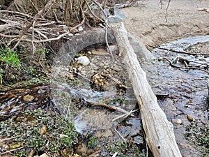 Trickling Stream Near Lake Huron