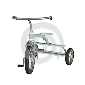 Tricycle isolated on white