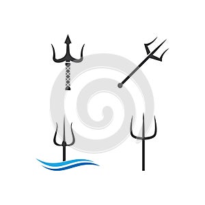 Trident illustration vector