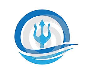 Trident Logo Template