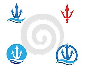 Trident Logo Template