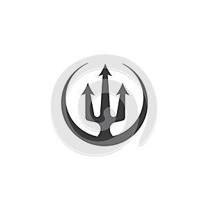 Trident  Logo Template vector symbol