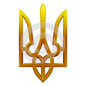 Trident, symbol of Ukraine
