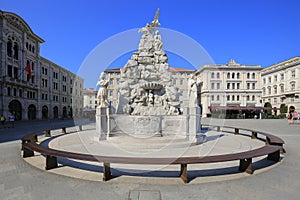 Fontana dei Quattro Continenti in Trieste photo