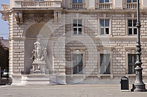 Trieste, Italy - Unity of Italy Square, Lloyd Palace, architec