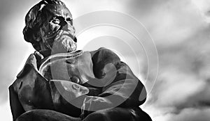 Trieste. Monument of the composer Giuseppe Verdi