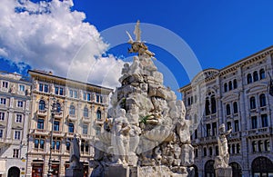 Trieste Piazza Grande well