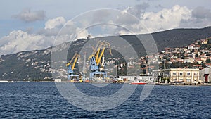 Trieste Port Cranes