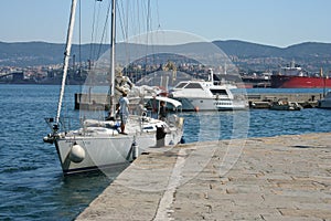 Trieste port