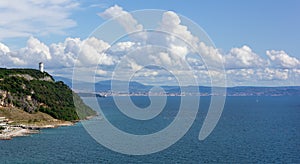 Trieste's Coastline with the City in the Background