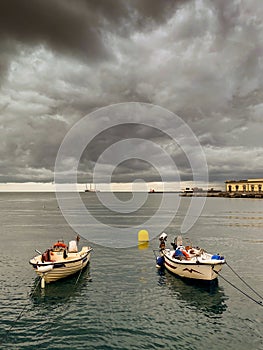Trieste Seafront in the winter season