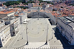 Trieste - view on Piazza UnitÃ  d Italia from above