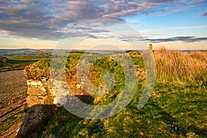 Trig Point above Ravensheugh Crags