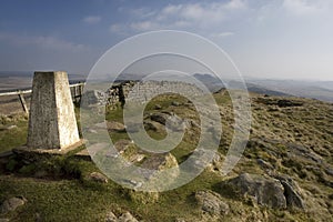 Trig Point on Hadrian`s Wall