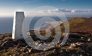 Trig Point on Rhossili Down