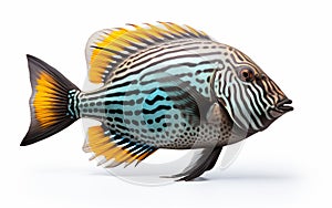 Triggerfish isolated on transparent background.
