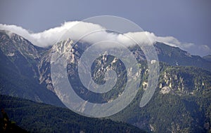 Triglav mountine peak Triglavski Narodni Park