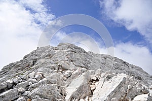 Triglav mountine peak Triglavski Narodni Park