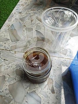 Trigona bee honey that is ready to be consumed photo