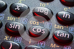 Trigonometry buttons photo