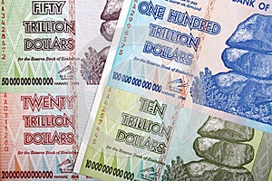 Trillion dollars from Zimbabwe, a business background photo