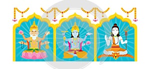 Trimurti, Brahma, Vishnu, Shiva