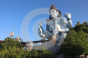 The Trincomalee Koneswaram Kovil Stature in Sri Lanka photo