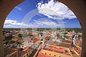 Trinidad,Cuba. Tower, Panorama. photo