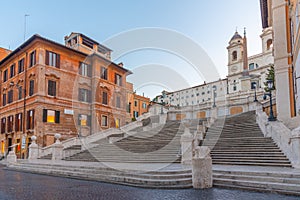 Trinita dei Monti church in Italian capital Rome