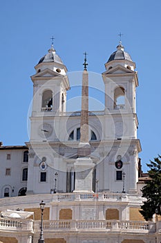 Trinita dei Monti Church, Piazza di Spagna in Rome