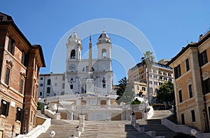 Trinita dei Monti Church, Piazza di Spagna in Rome