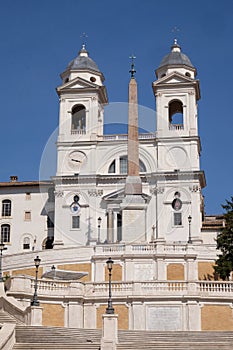 Trinita dei Monti Church, Piazza di Spagna in Rome