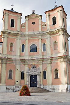 Trinitarian Church in Bratislava, Slovakia.