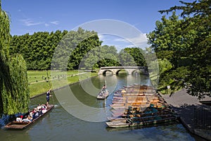 Trinity Bridge in Cambridge