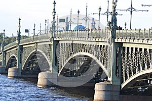 Trinity Bridge in St.Petersburg