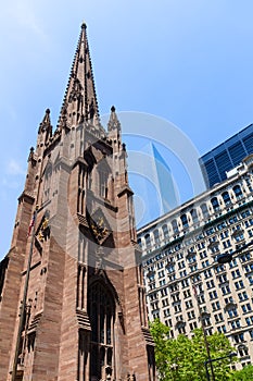 Trinity Church in Manhattan NYC New York USA