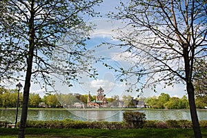 The Trinity church, Ostankino, Moscow, Russia