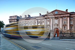 Trinity College at day in Dublin, Ireland